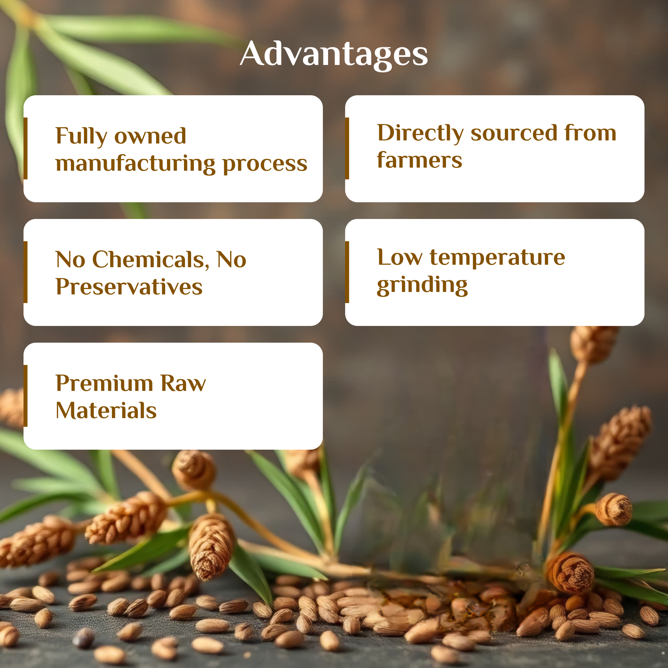 Health advantages of ATMAV Flaxseed Oil